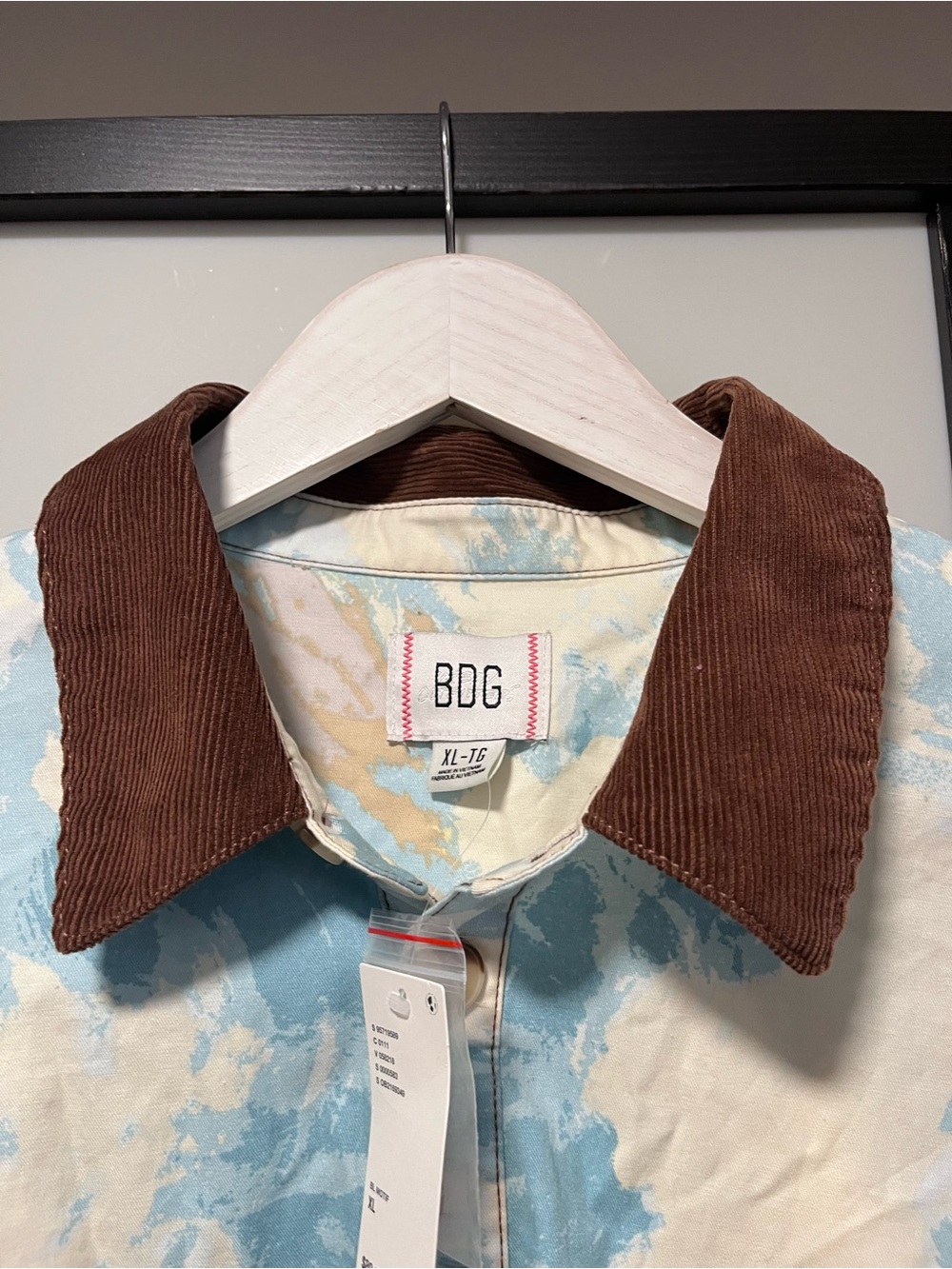 NWT Urban Outfitters BDG Dru Printed Twill Chore Shacket Wild Horses XL - Picture 7 of 9